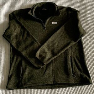 Orvis Quarter Zip Fleece Sweatshirt